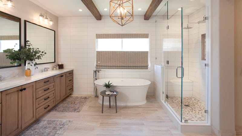 TOTAL BATHROOM MAKEOVER
